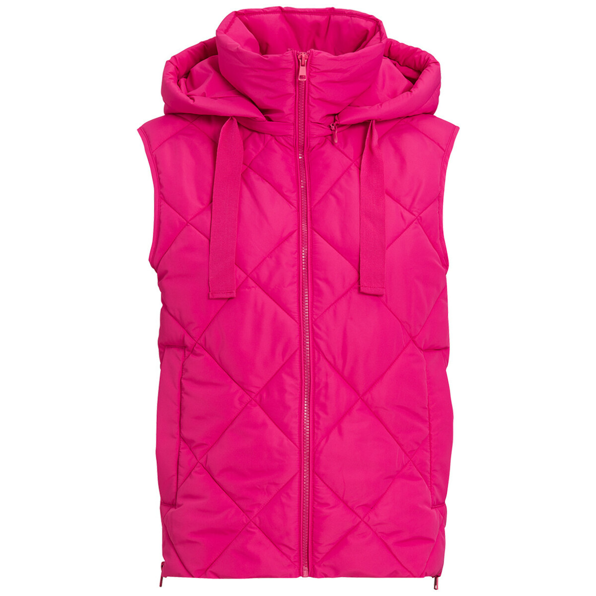 Bild 1 von Damen Steppweste mit Kapuze PINK