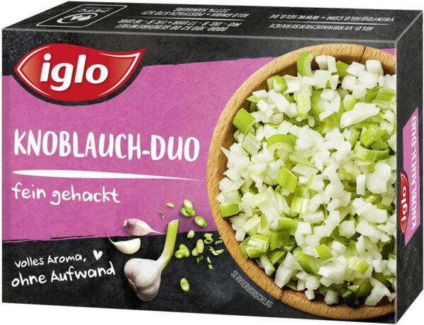 Bild 1 von Iglo Knoblauch-Duo fein gehackt