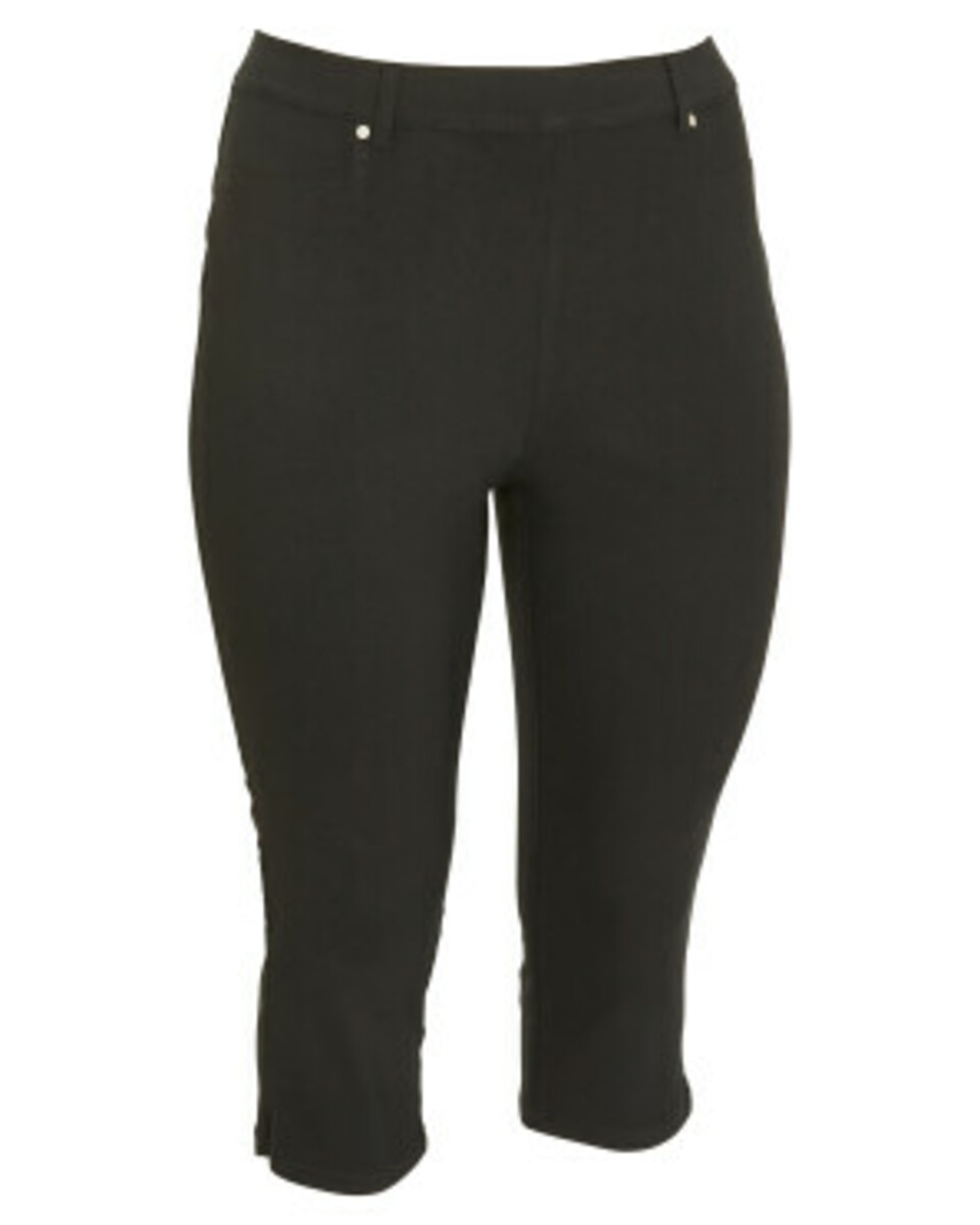 Bild 1 von Bengalinhose in Caprilänge, Janina curved, Slim-fit, schwarz