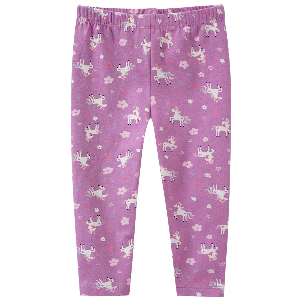 Bild 1 von Mädchen Capri-Leggings mit Einhorn-Allover LILA