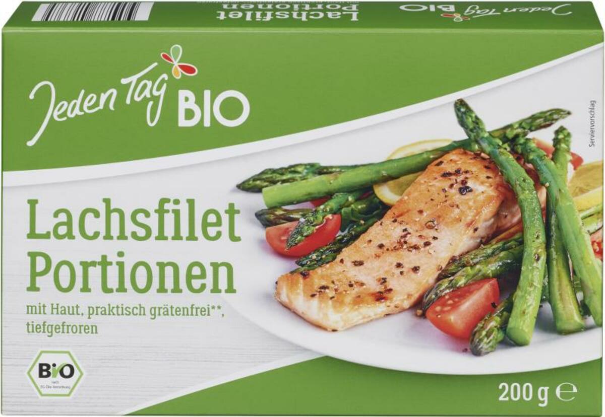Bild 1 von Jeden Tag Bio Lachsfilet Portionen