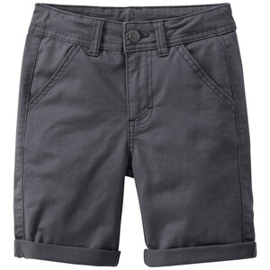 Jungen Bermuda-Shorts in Unifarben DUNKELGRAU