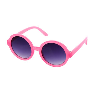 Kinder Sonnenbrille in runder Form PINK