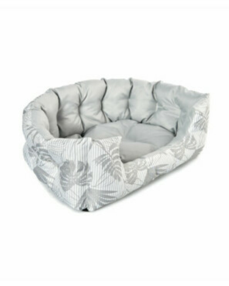 Bild 1 von Heimtier Bett für Hunde und Katzen, ca. 58 x 46 x 21 cm, hellgrau