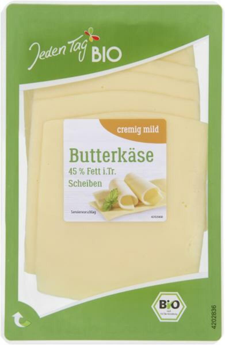 Bild 1 von Jeden Tag Bio Butterkäse in Scheiben cremig mild