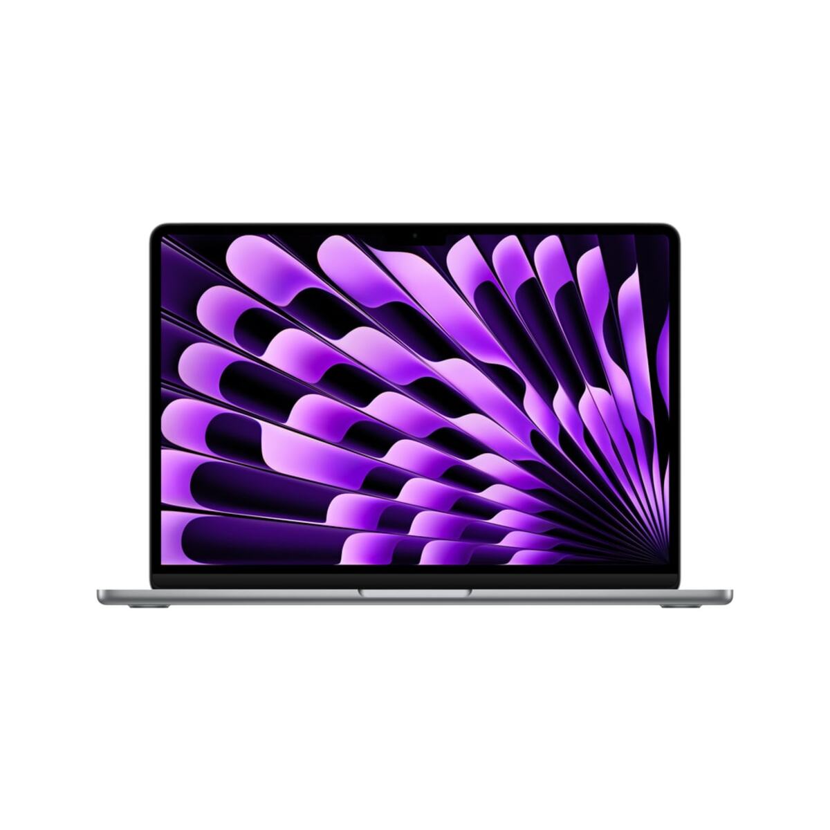 Bild 1 von MacBook Air, 13 Zoll, 2024, Space Grau, M3, 8-Core CPU, 8-Core GPU, 8 GB, 256 GB SSD