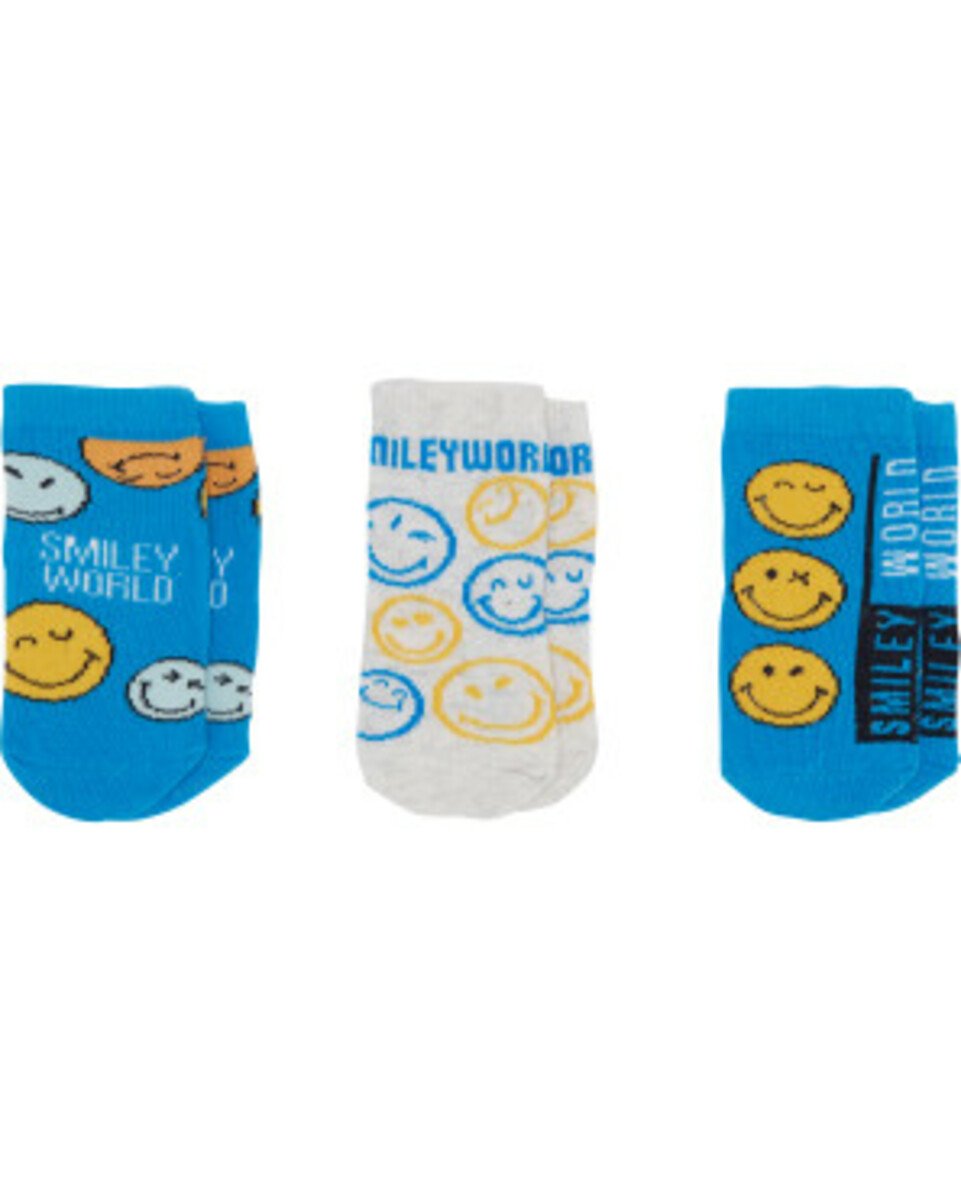 Bild 1 von Lizenz Socken, 3er-Pack, verschiedene Lizenzen, hellgrau melange