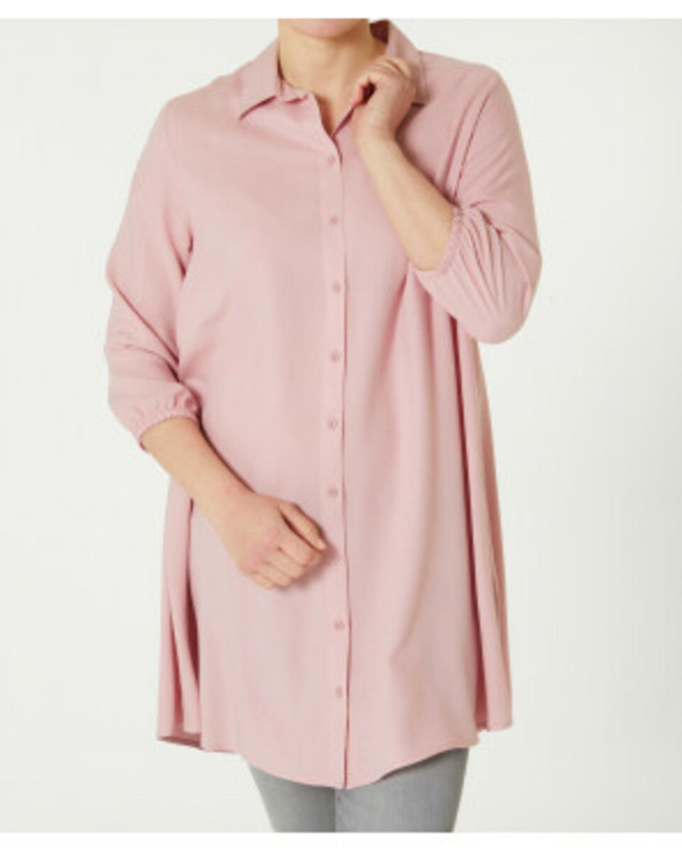 Bild 1 von Longbluse mit 3/4-Arm, Janina, weite Passform, rosa