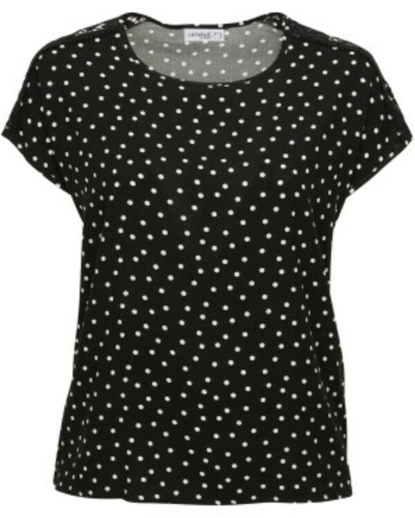 Bild 1 von Bluse aus Viskose, Janina curved, verschiedene Designs, schwarz/weiß