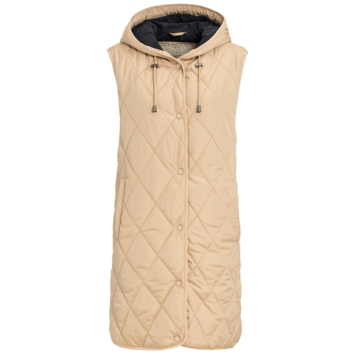 Bild 1 von Damen Steppweste mit Kapuze BEIGE