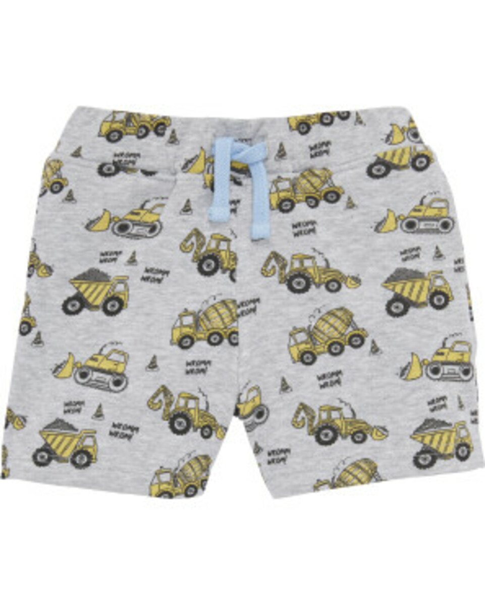 Bild 1 von Sweatshorts Baustelle, Kiki & Koko, elastischer Bund, grau melange