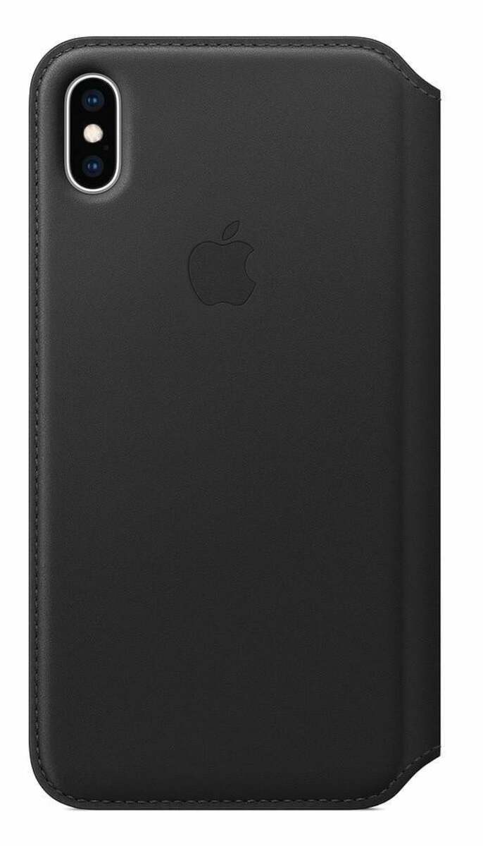 Bild 1 von iPhone Xs Max Leder Folio – Schwarz Handyhülle