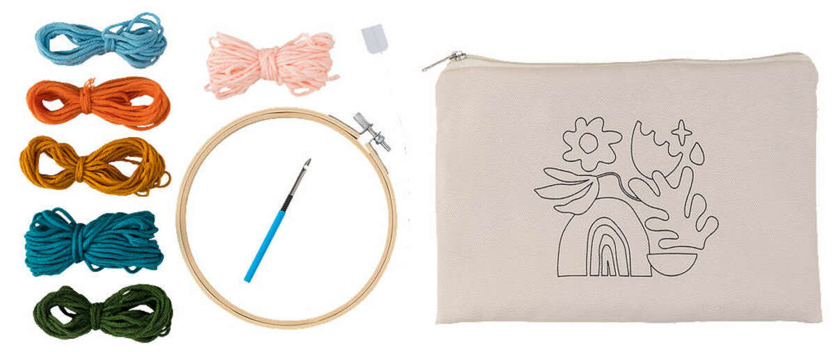 Bild 1 von TALENTUS® Bastelset Sticken »Täschchen«