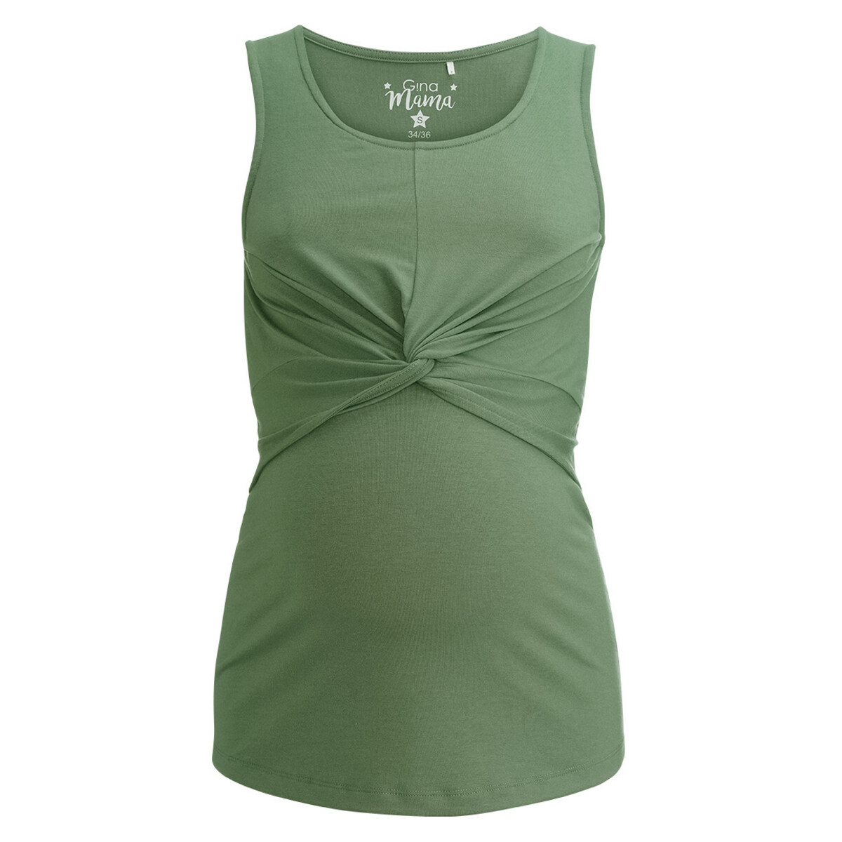 Bild 1 von Damen Still-Top unifarben DUNKELGRÜN