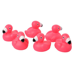 6er Set Badetiere Flamingos PINK