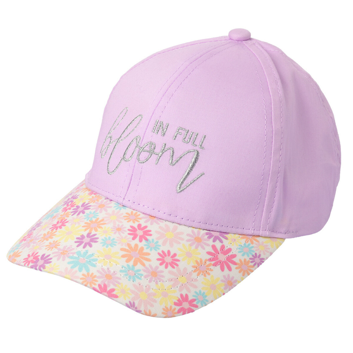 Bild 1 von Mädchen Kappe mit Blumen-Muster FLIEDER / BUNT