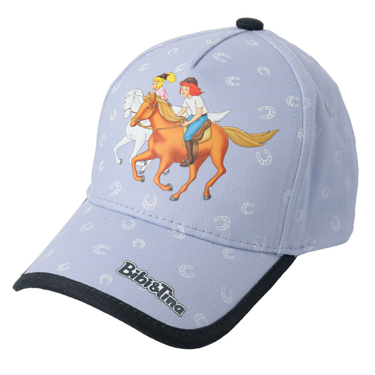 Bild 1 von Bibi & Tina Kappe mit Print HELLLILA / DUNKELBLAU