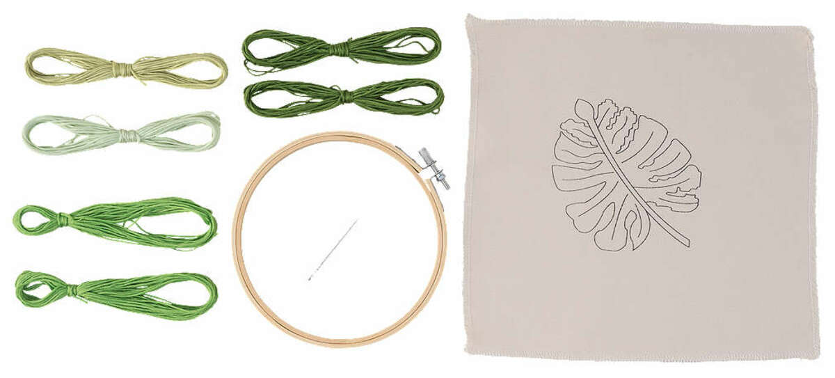 Bild 1 von TALENTUS® Bastelset Sticken »Blatt«