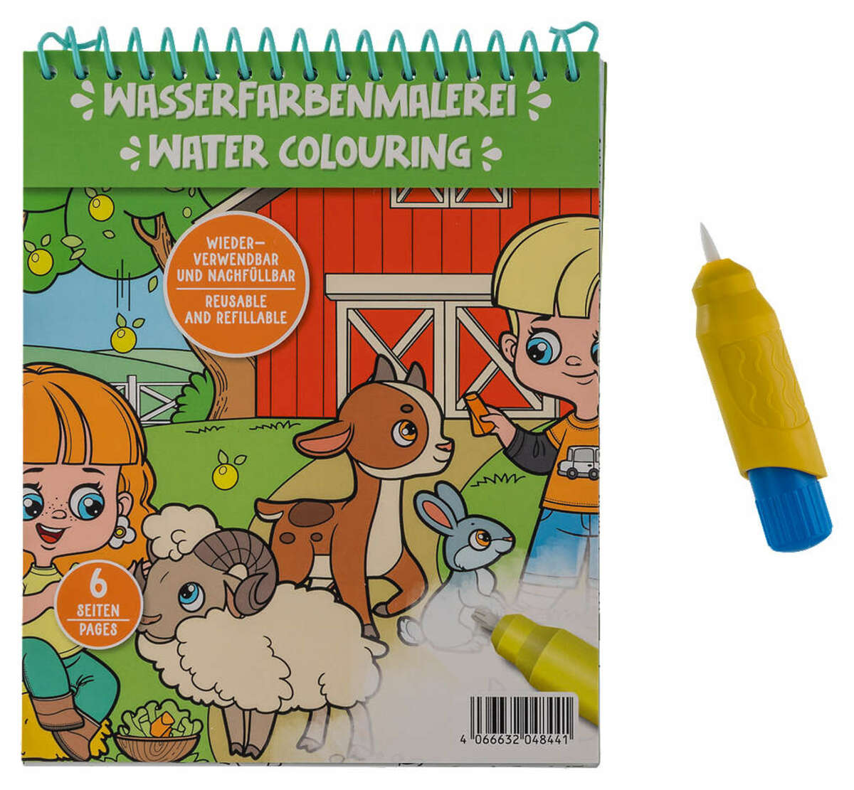 Bild 1 von TALENTUS® Wassermalbuch »Bauernhof«