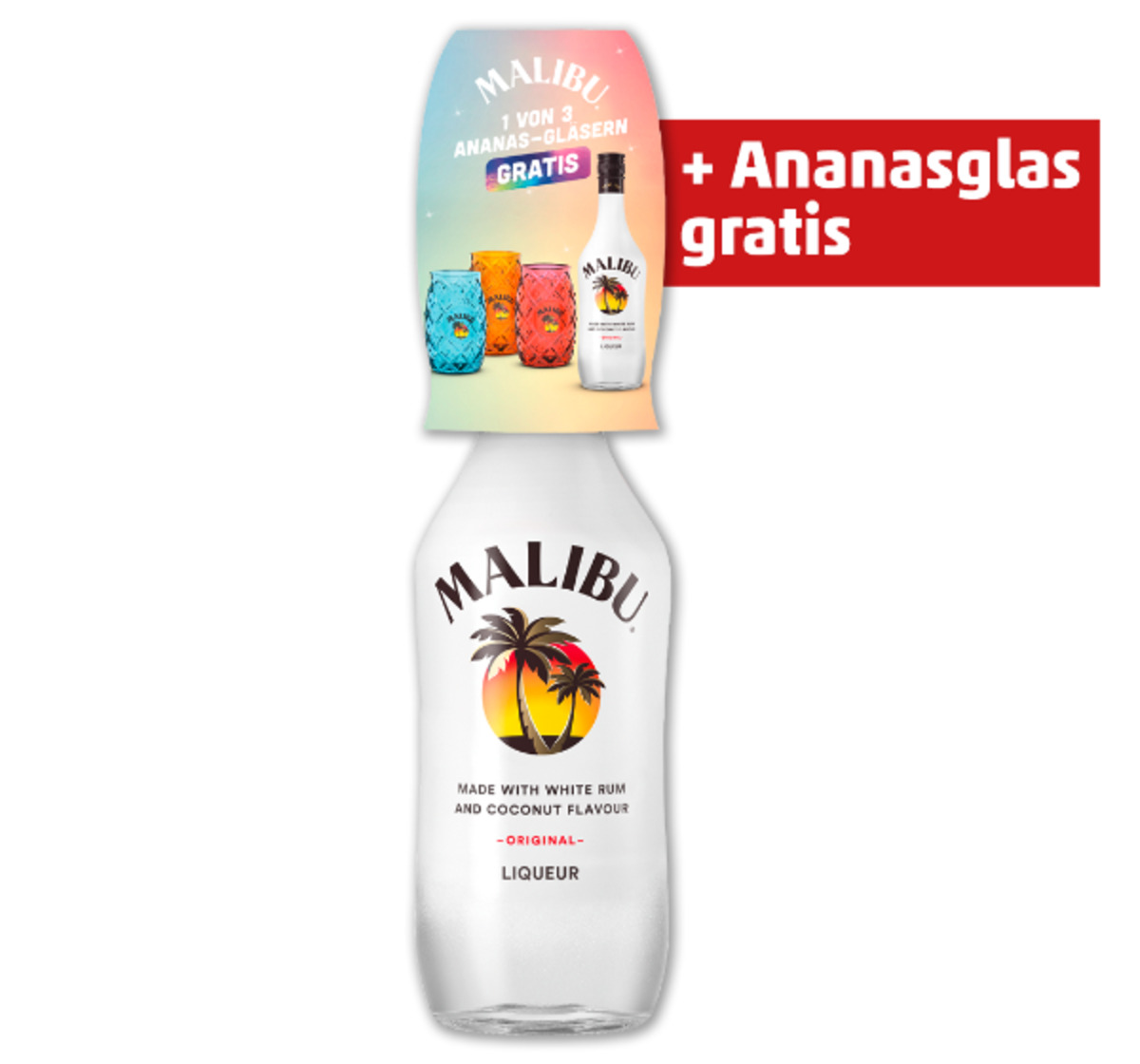 Bild 1 von MALIBU Caribbean Rum mit Kokosnussgeschmack*