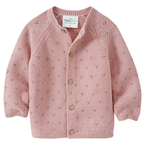 Bild 1 von Baby Strickjacke mit Ajour-Muster ALTROSA