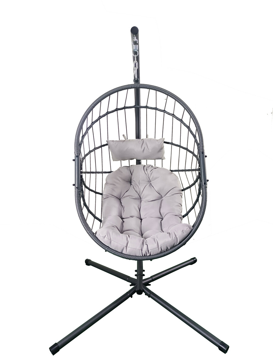 Bild 3 von HC Garten & Freizeit Hängesessel, faltbar, 120x108x192 cm S2121