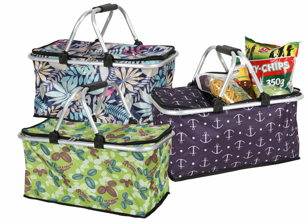 Bild 1 von Alu-Tragekorb zusammenfaltbar 46cm