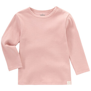 Baby Langarmshirt mit Rippstruktur ROSA