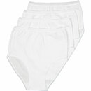 Bild 1 von Damen Taillenslip - 4er-Pack, Weiß, L