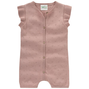 Baby Strickoverall mit Ajour-Muster ALTROSA