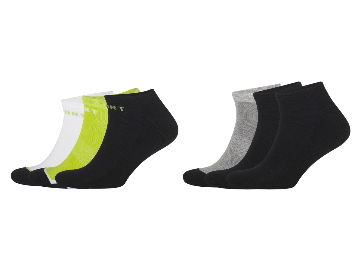 Bild 1 von CRIVIT Herren Sport-Sneakersocken, 3 Paar, mit Frotteesohle