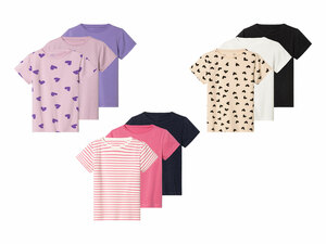 lupilu® Kleinkinder T-Shirt's, 3 Stück, mit hohem Baumwollanteil