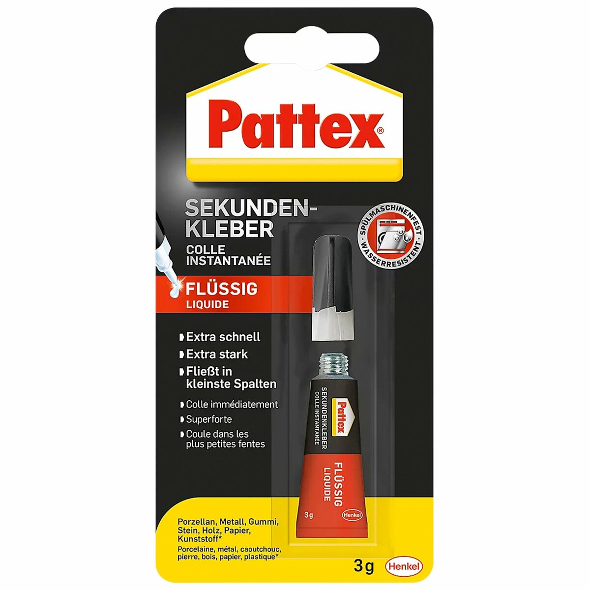 Bild 1 von Sekundenkleber 'Flüssig' 3 g