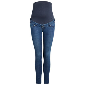 Damen Umstands-Jeans im 5-Pocket-Style DUNKELBLAU