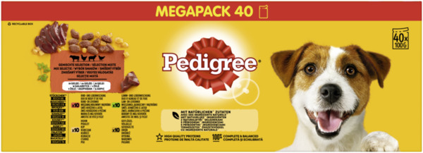 Bild 3 von PEDIGREE Portionsbeutel Megapack Adult in Gelee Multipack 40 x 100g