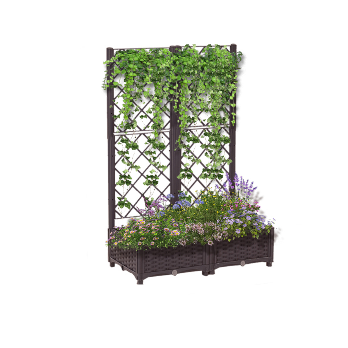 Bild 2 von HC Garten & Freizeit Hochbeet, ca. 80 x 40 x 121/15 cm - Braun