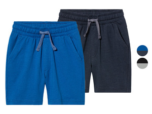 lupilu® Kleinkinder Shorts, 2 Stück, mit Baumwolle