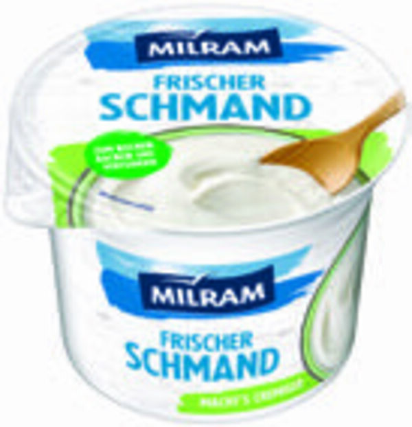 Bild 1 von MILRAM Körniger Frischkäse oder Schmand