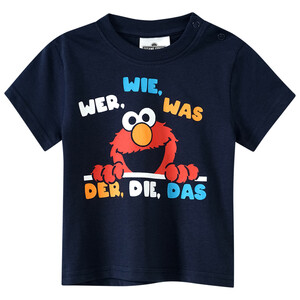 Sesamstraße T-Shirt mit Elmo-Print DUNKELBLAU
