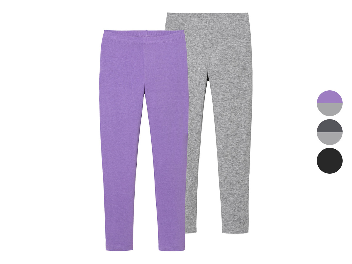 Bild 1 von pepperts!® Kinder Leggings, 2 Stück, in 7/8 Länge