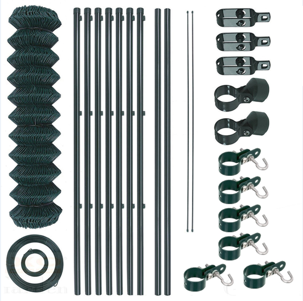 Bild 1 von Powertec Garden Maschendrahtzaun Komplett-Set Lx15m Hx125cm