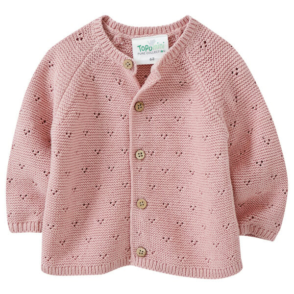 Bild 1 von Newborn Strickjacke mit Ajour-Muster ALTROSA