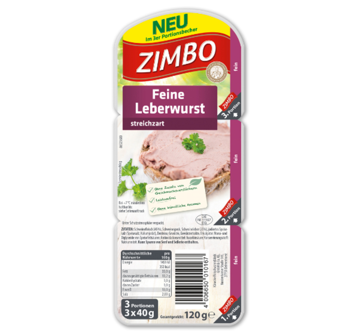 Bild 1 von ZIMBO Leberwurst*