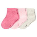 Bild 1 von 3 Paar Baby Socken in verschiedenen Farben PINK / ROSA / CREME