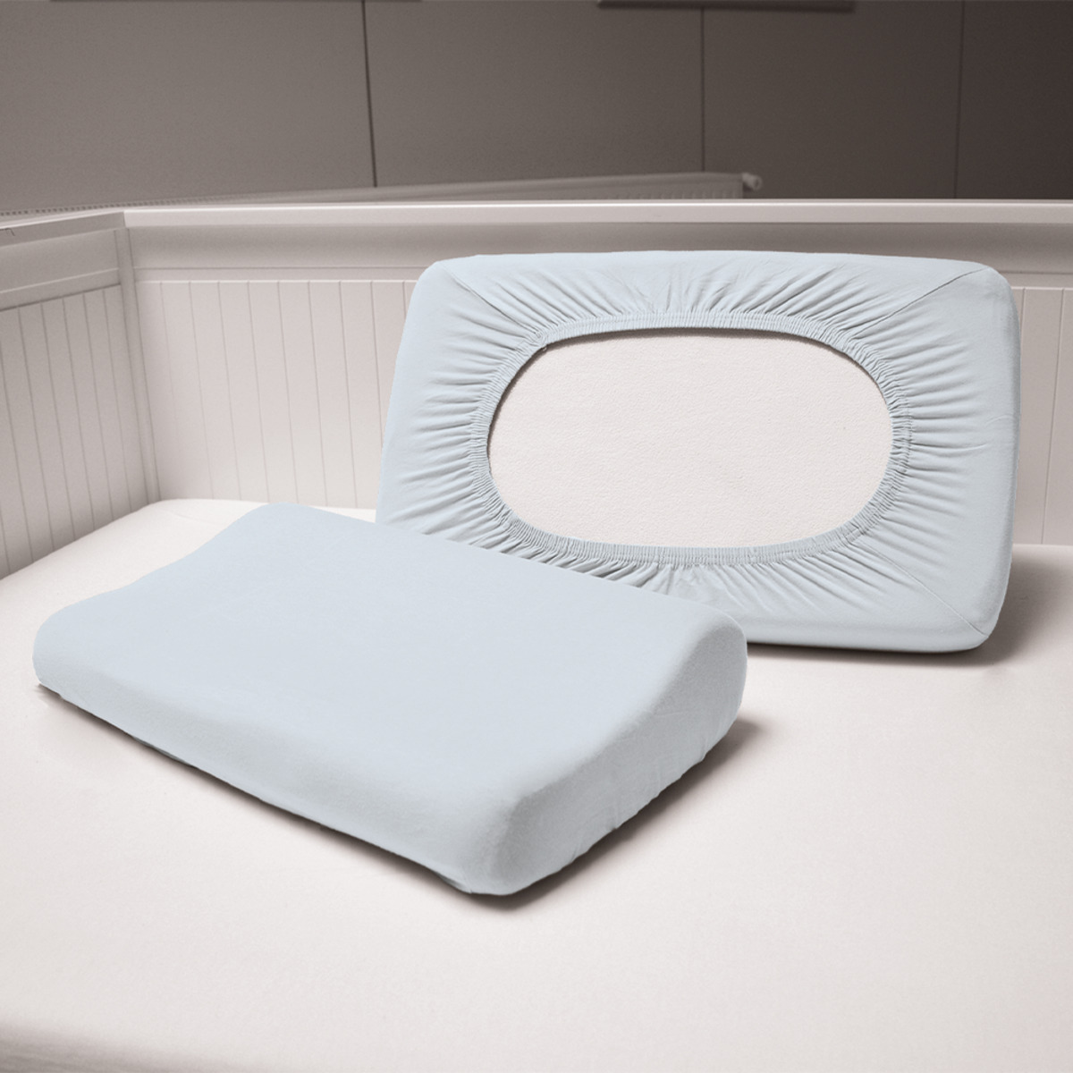 Bild 2 von Dreamtex Jersey-Spannbezüge für Gesundheitskissen - 2er-Set