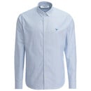 Bild 1 von Herren Hemd mit Button-down-Kragen BLAU / WEISS