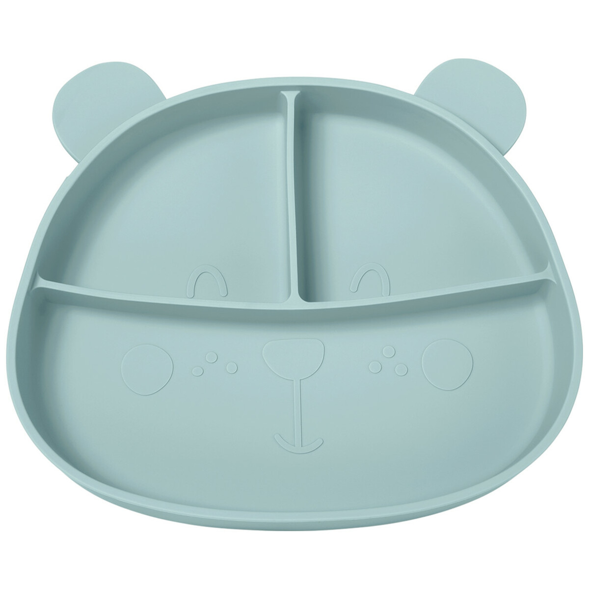 Bild 1 von Silikon-Teller mit Saugfuß BLAUGRAU