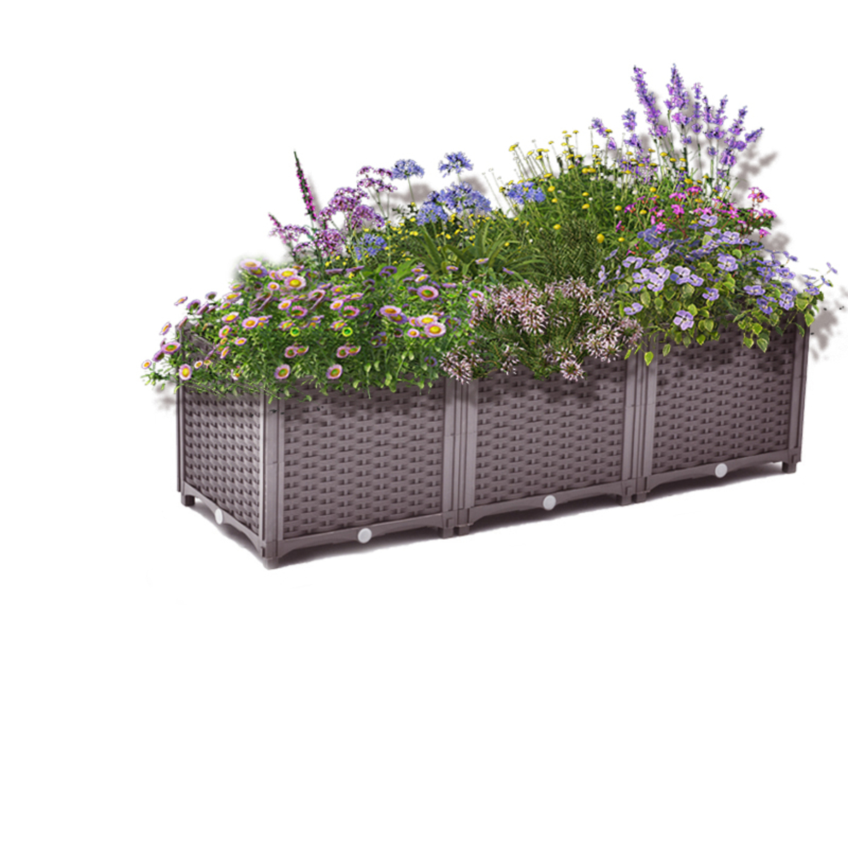 Bild 2 von HC Garten & Freizeit Hochbeet, ca. 120 x 40 x 38/30 cm - Braun