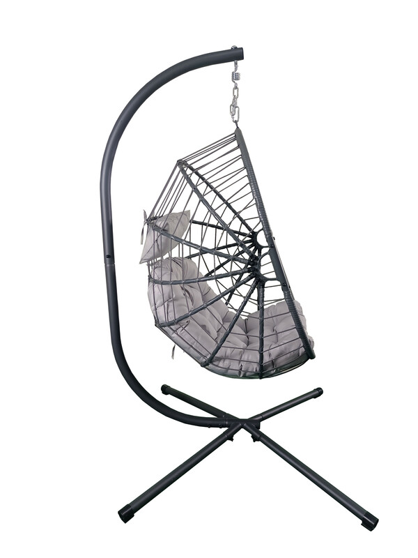 Bild 4 von HC Garten & Freizeit Hängesessel, faltbar, 120x108x192 cm S2121