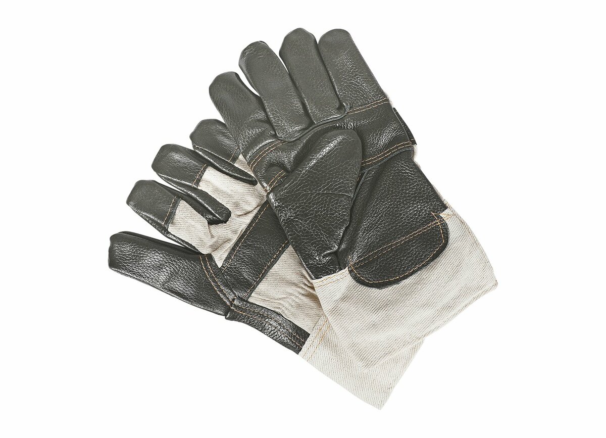 Bild 1 von Arbeitshandschuhe aus hochwertigem und robustem Rindsleder und Canvasrücken